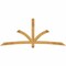 Ekena Millwork Davenport Rough Sawn Timber Gable Bracket, Western Red Cedar, 96"W x 40"H x 2"D x 4"F, 10/12 Pitch GBW096X40X0204DAV00RWR - alternate 1